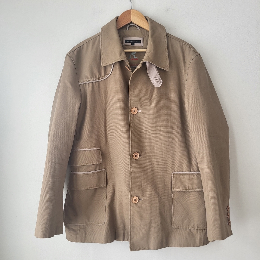 Rudsak Men's Tan Barn Style Classic Casual Spring Summer Jacket